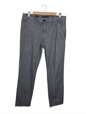 Alberto Lou Regular Slim Fit Stretch Lightweight Casual Pants Gray W35 x L 34